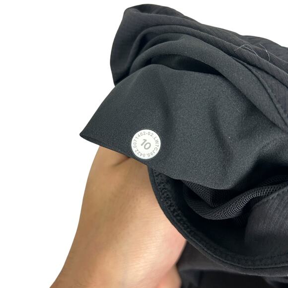 Lululemon Black Lightweight Mid-Rise Short 3.5" 10 - Picture 7 of 7